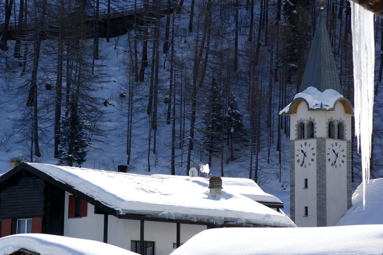 Haus Alpenperle Saas-Almagell Exterior foto